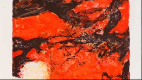 Zao Wou-Ki - PLAGE DE PAPIER 